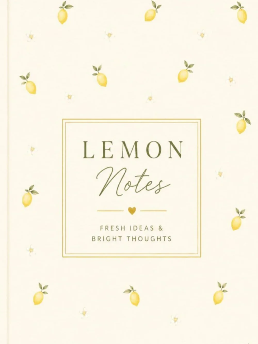 NWT Lemon Themed Paperback Notebook
